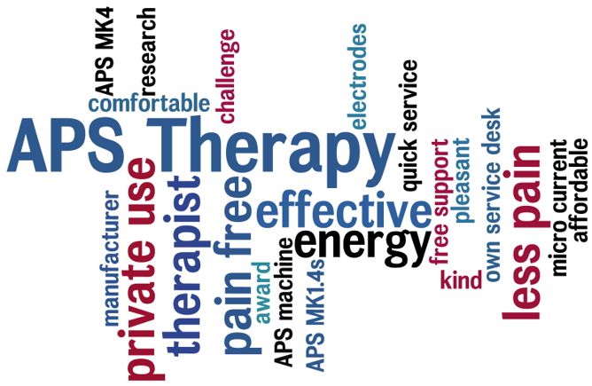 APS Therapy - private use - pain free - energy - less pain - pain relief